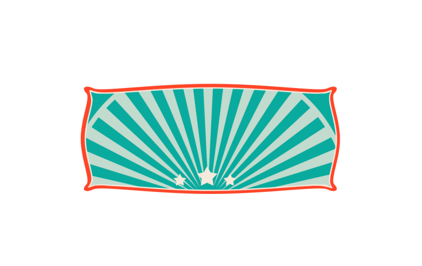 复古边框矩形文本框