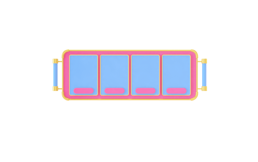 元素C4D立体红色简约优惠券2101164