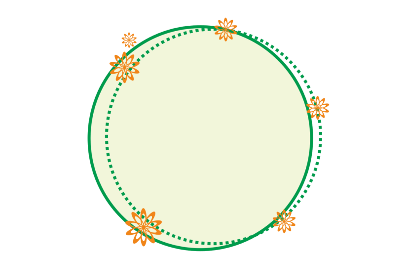 元素 花纹 边框 装饰 绿色 标题装饰 标题 夏天