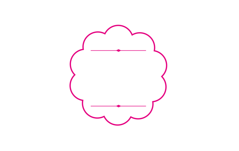 元素几何潮流对话框边框