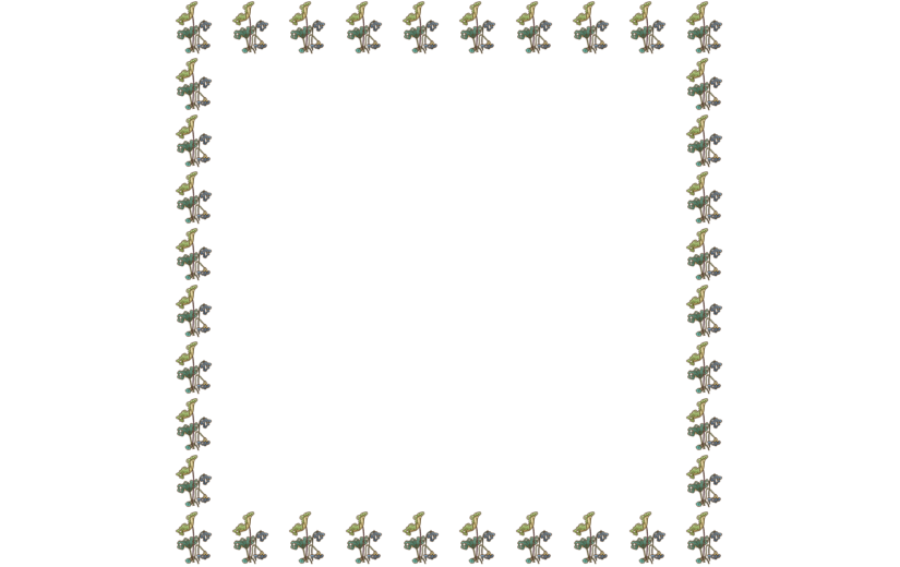 元素卡通手绘立秋边框