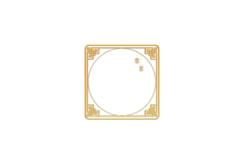 金色国潮古风精致边框元素