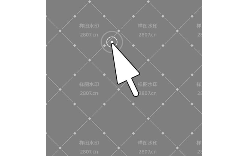 箭头鼠标点击动画效果视频