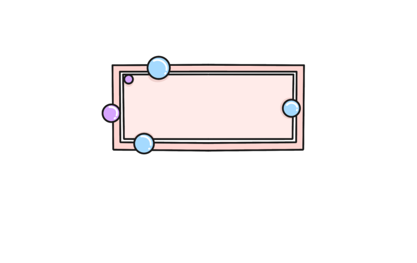 元素卡通通用装饰文字框