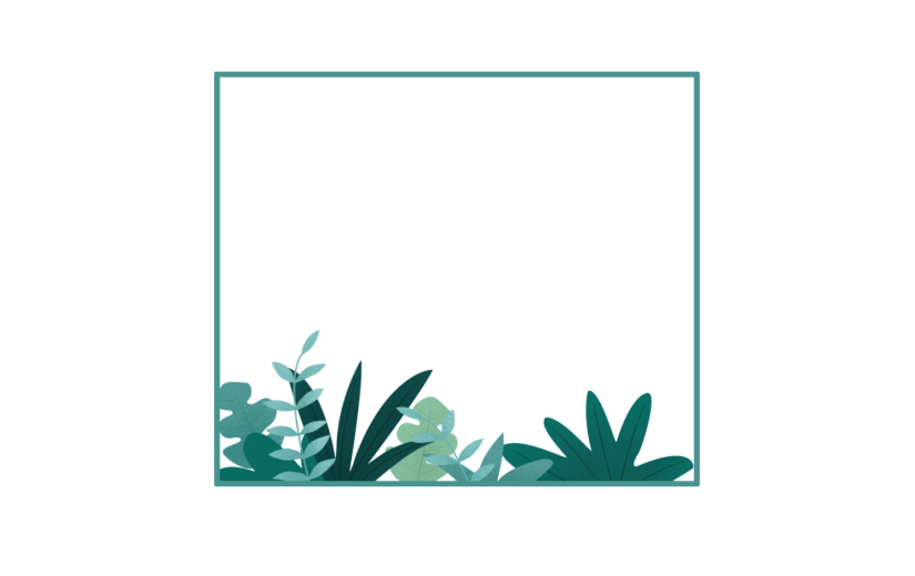 绿植花卉边框