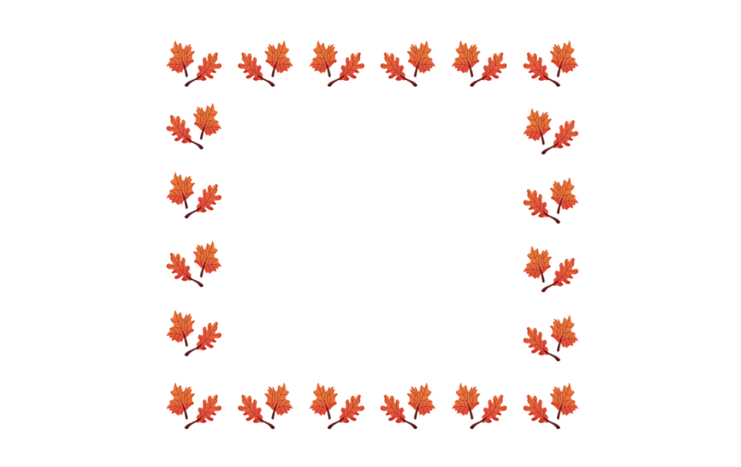 元素卡通手绘立秋边框