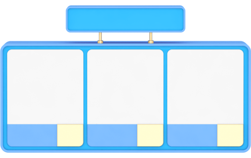 元素C4D立体蓝色简约产品展示框2105201