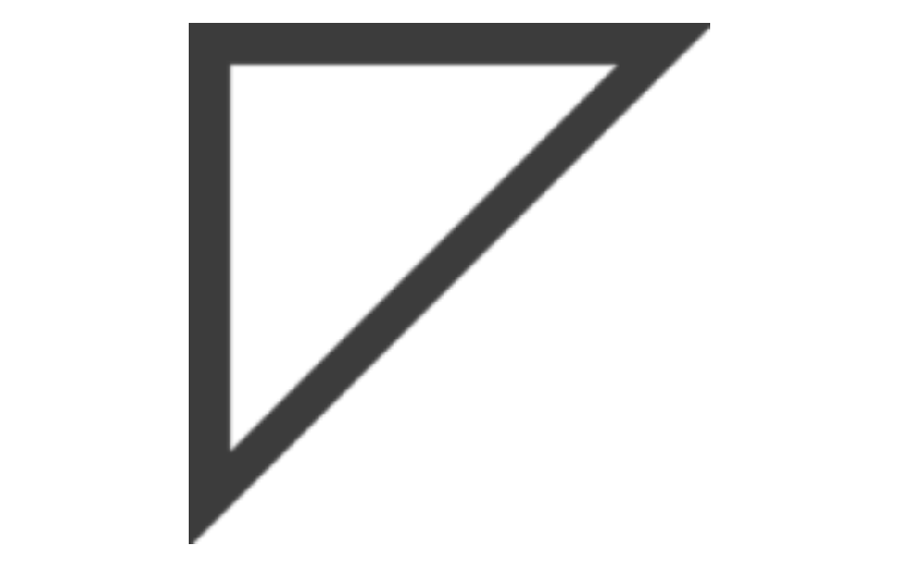 直角三角形线框（直角）