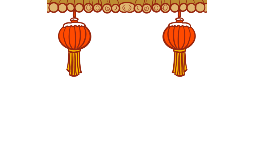 元素卡通风灯笼插画元素