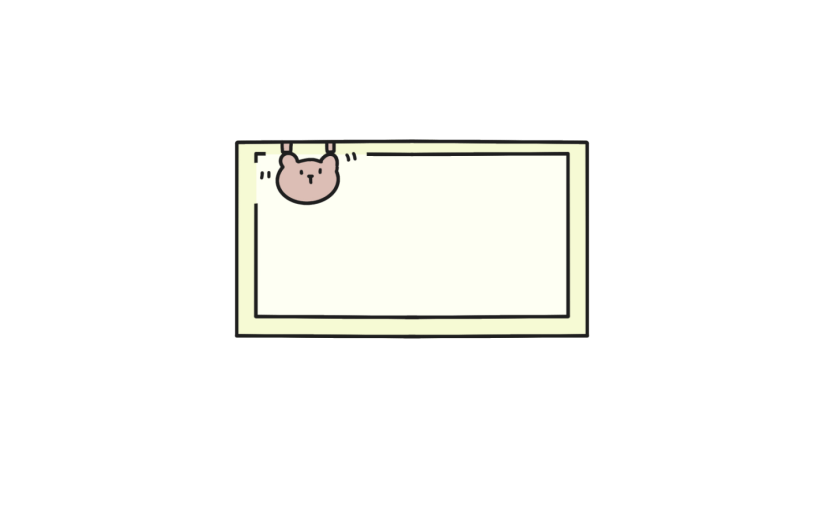 元素卡通通用装饰文字框