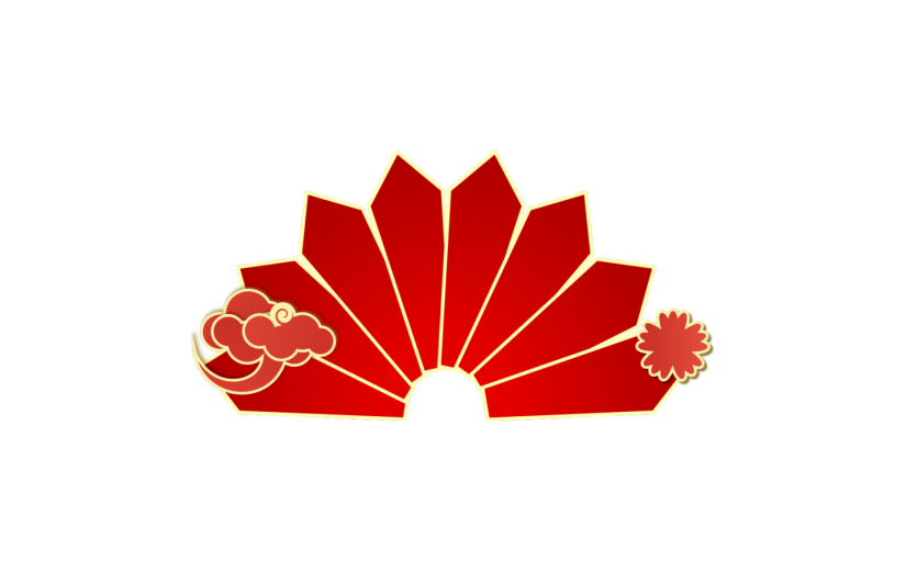 元素春节迎春边框素材