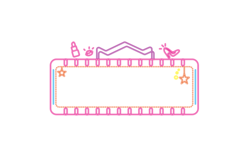 元素电商发光边框1素材