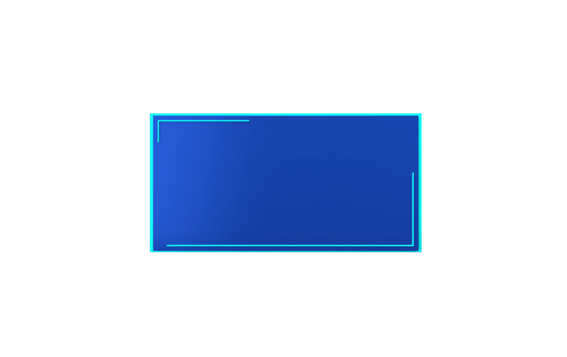 元素C4D立体蓝色简约产品展示框200831