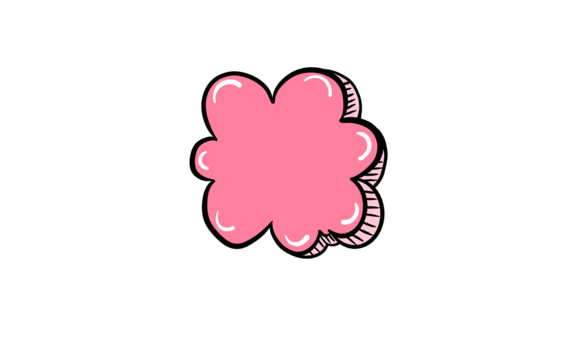 元素卡通通用文字框文字气泡