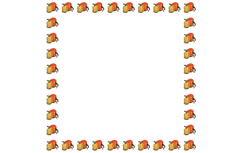 元素卡通手绘立秋边框