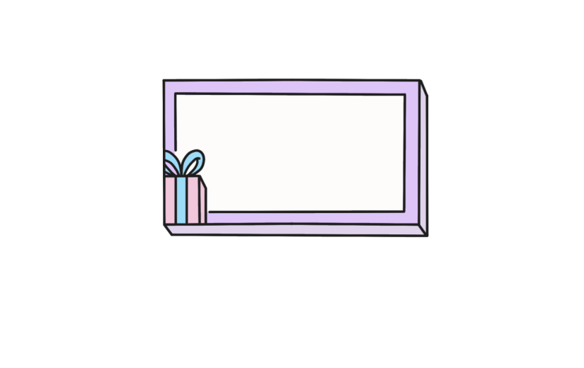 元素卡通通用装饰文字框