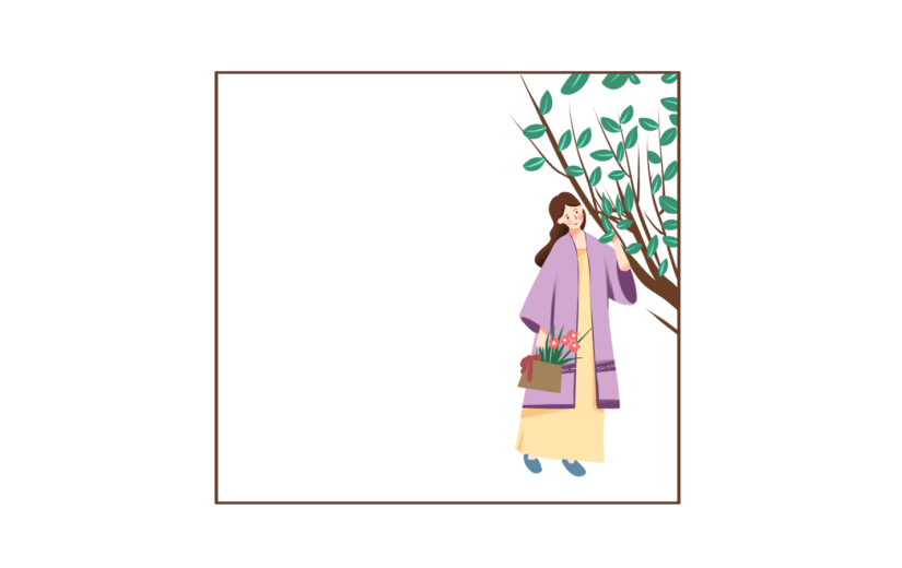 素材卡通女孩人物装饰