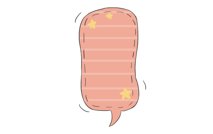 元素卡通棕色对话框