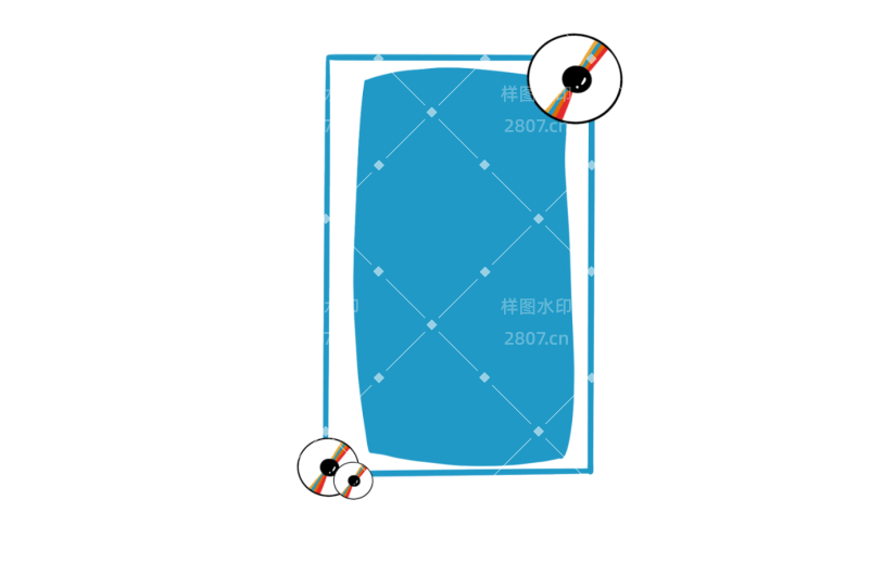 元素文字框卡通手绘简约气泡