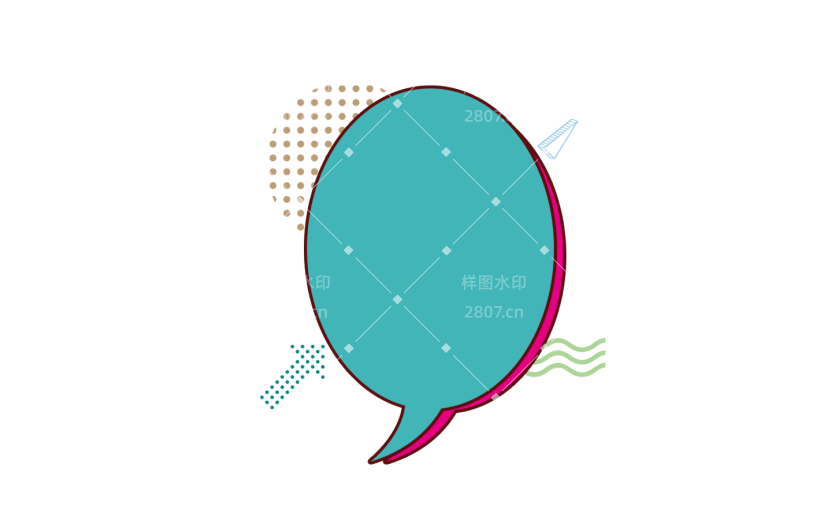 元素几何潮流对话框