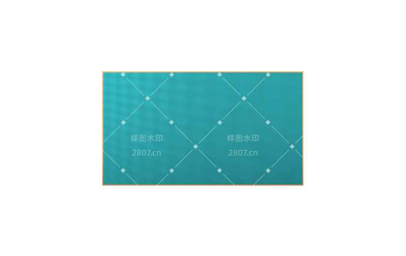 元素C4D立体蓝色简约产品展示框