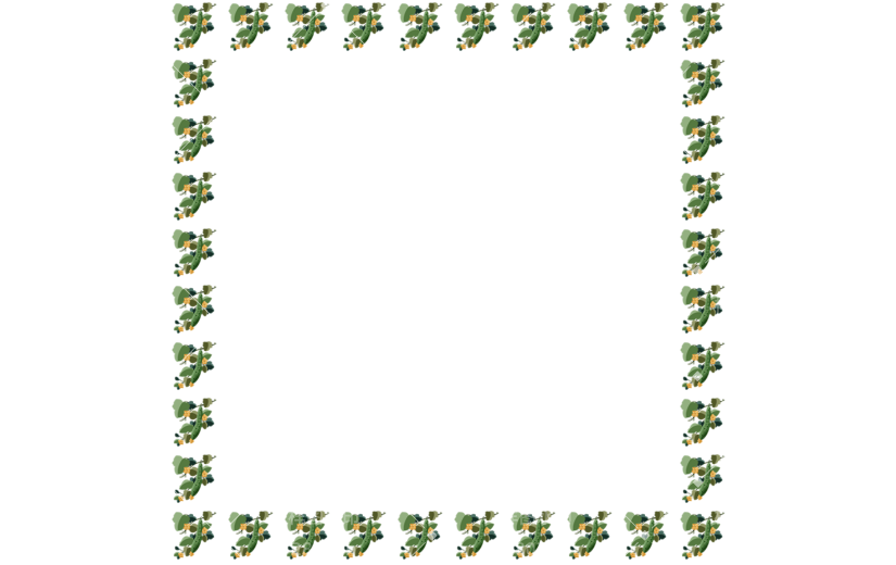 元素卡通手绘立秋边框