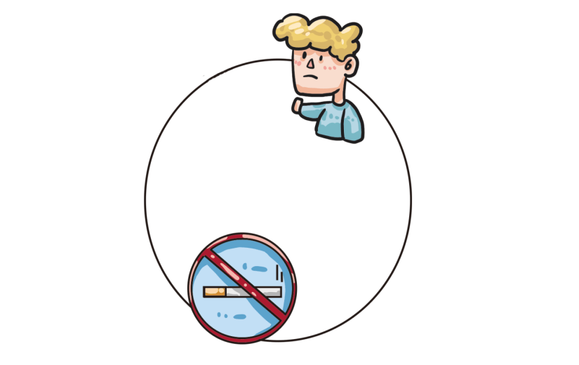 素材卡通世界无烟日边框装饰