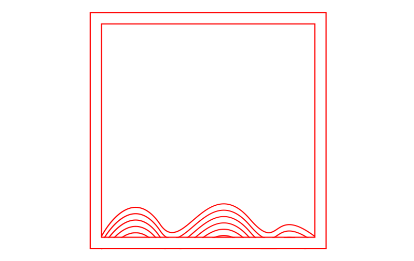 中国风渐变简约边框