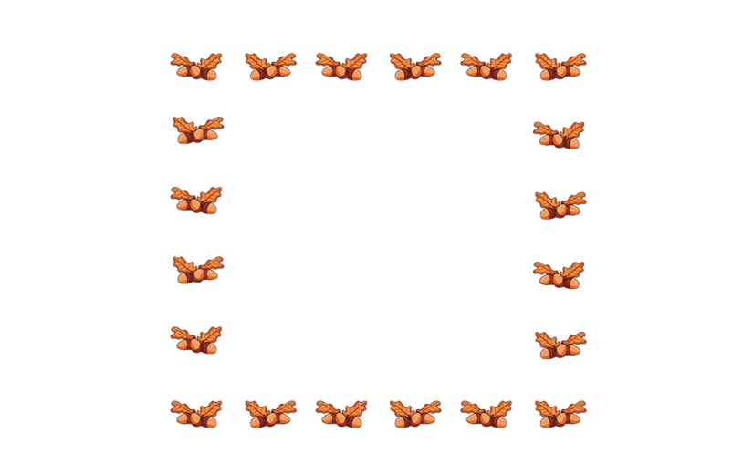 元素卡通手绘立秋边框