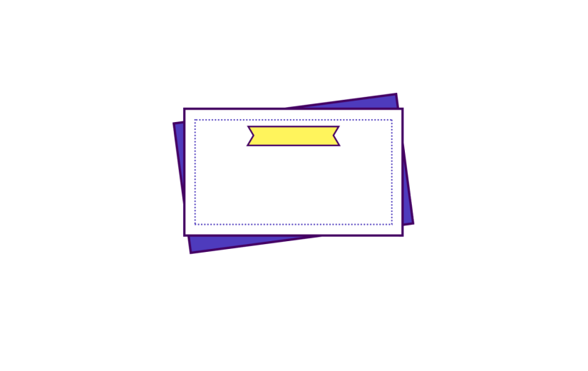 元素卡通潮流对话框边框