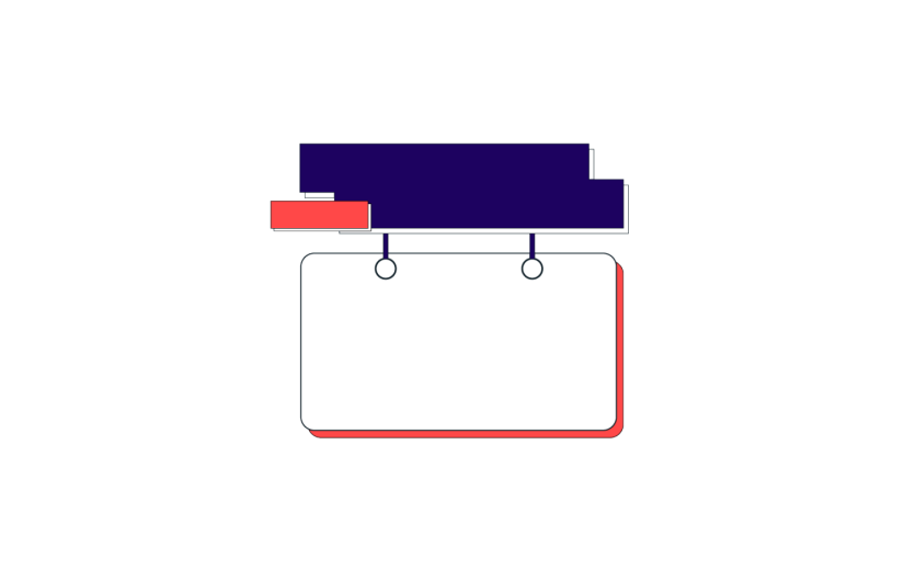 扁平 简约 招聘  办公 记事 蓝色 文本框 通知