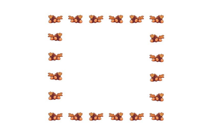 元素卡通手绘立秋边框