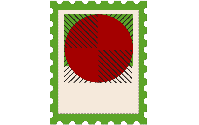 复古边框矩形文本框