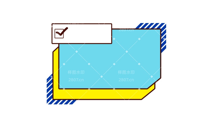 元素几何潮流对话框