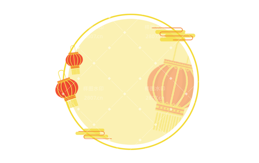 元素古风边框纹理插画元素
