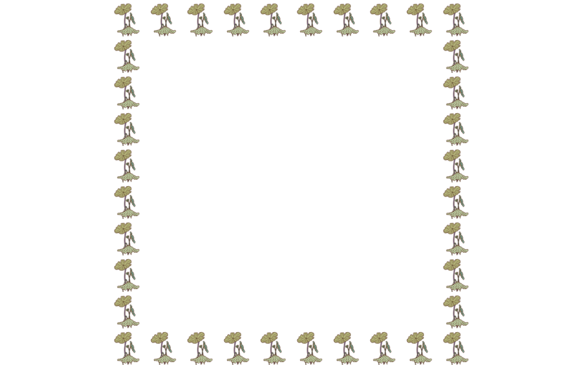 元素卡通手绘立秋边框