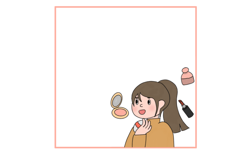 素材卡通女孩人物装饰边框