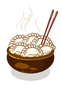 中国节日美食饺子元素 美食元素 饺子元素