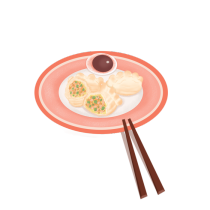 新年春节新春美食食物饺子