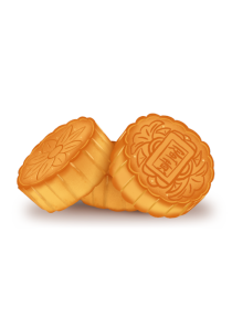 中秋节月饼美食元素