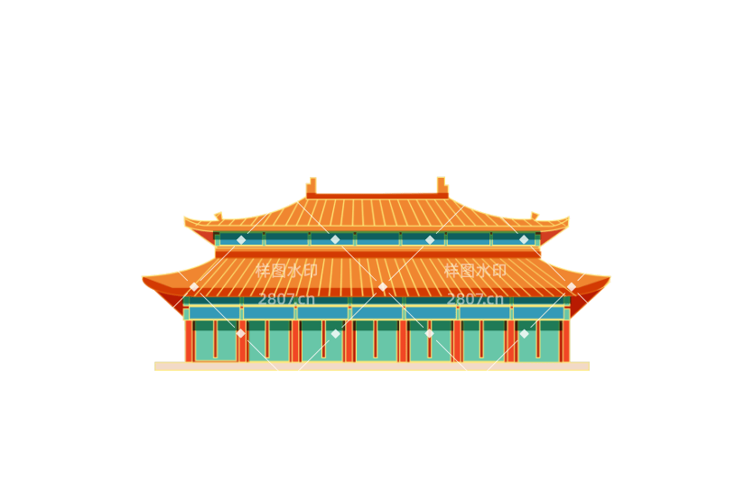 半立体党政党建故宫建筑