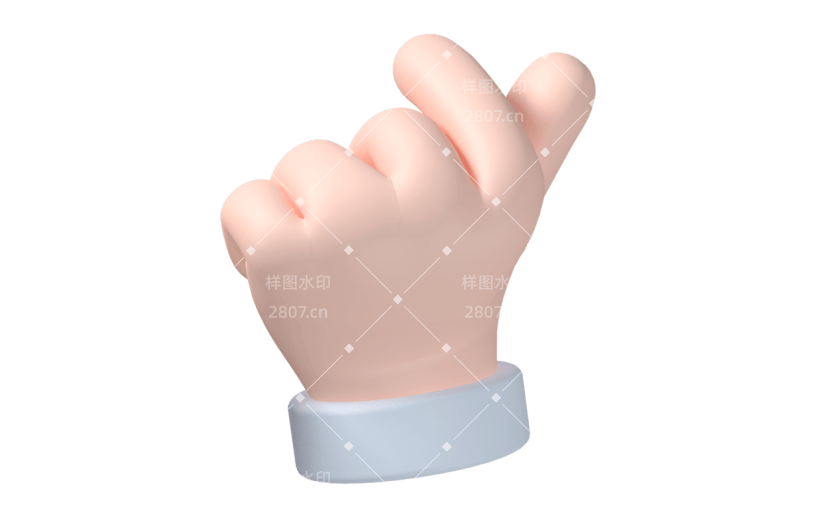 3D手元素贴纸