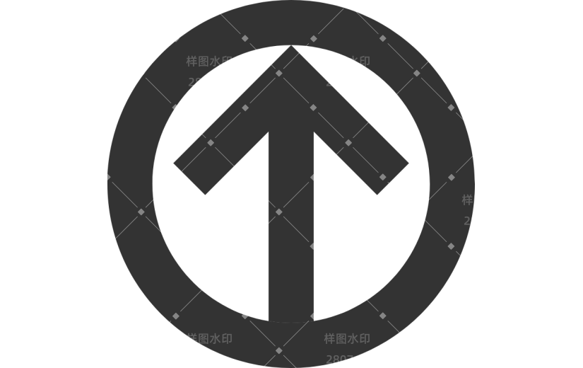 通用箭头卡通感贴纸