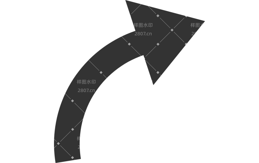 通用箭头简约感贴纸