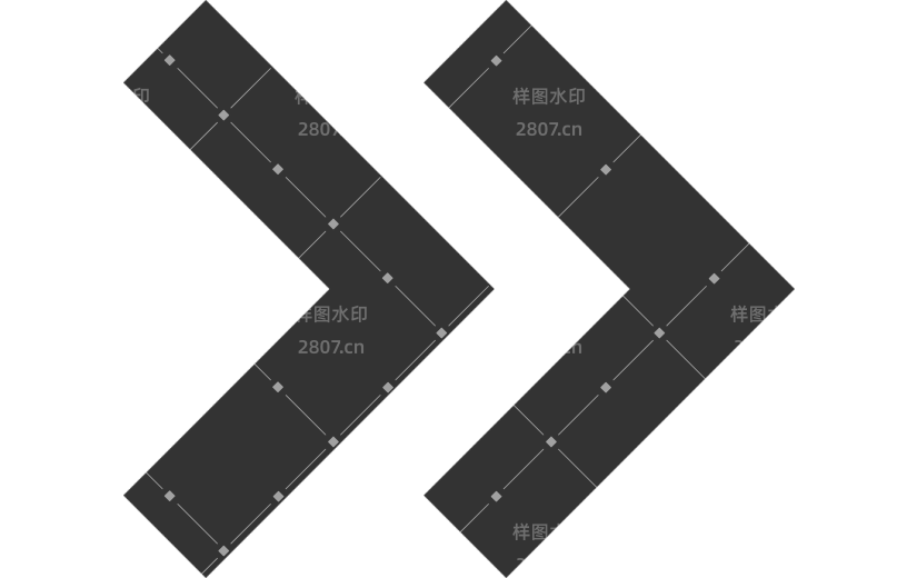 通用箭头简约感贴纸