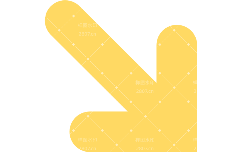 通用箭头简约感贴纸