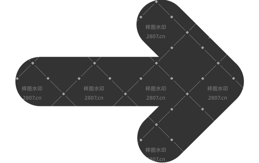 通用箭头简约感贴纸