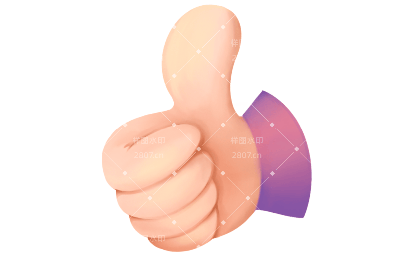 伪3D表情及手势套系贴-点赞