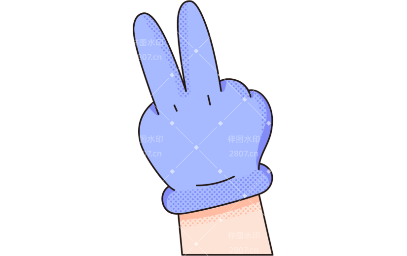卡通风手势表达系列-二