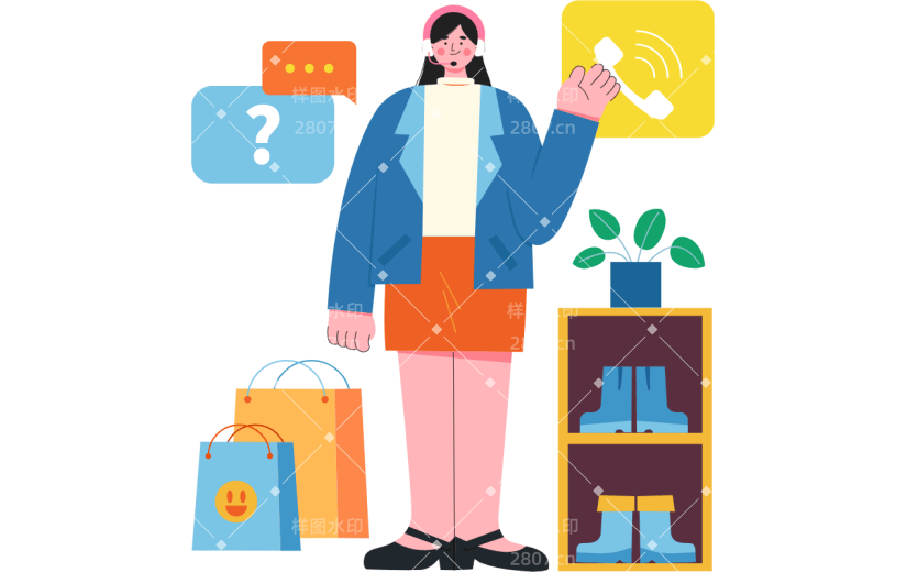 扁平套系素材